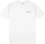 Carhartt WIP Script Borduurwerk T-shirt in Wit Zwart White Heren - Thumbnail 3