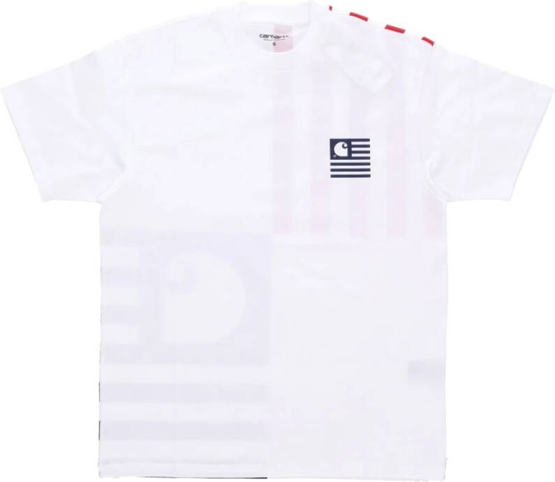 Carhartt WIP Streetwear T-Shirts in Wit White Heren