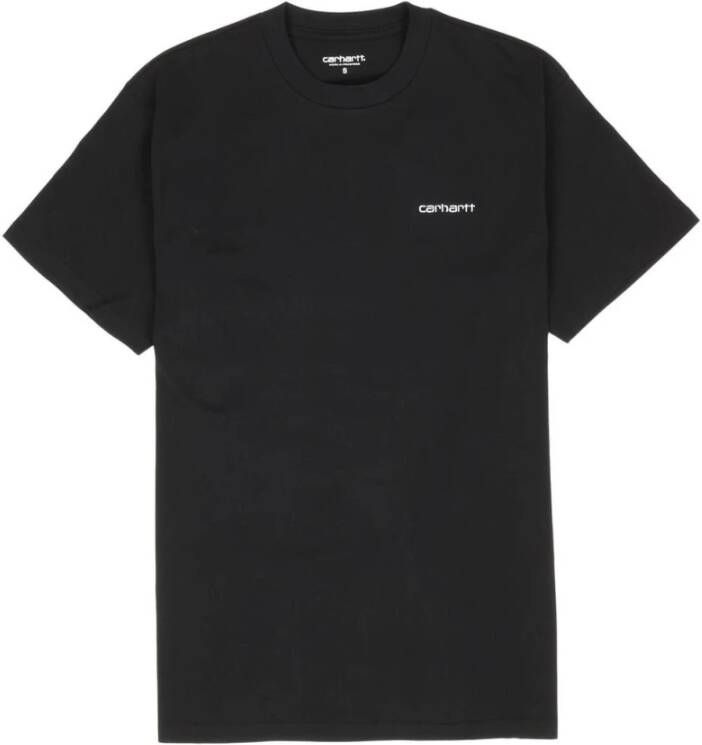 Carhartt WIP Zwarte T-shirts en Polos voor Heren Black Heren