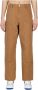 Carhartt WIP Bruine Logo Broek met Rits- en Knoopsluiting Brown Heren - Thumbnail 3