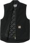 Carhartt WIP Canvas Vest met Rits Black Heren - Thumbnail 1