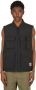 Carhartt WIP Zwarte Fleece Mouwloze Rits Vest Black Heren - Thumbnail 2