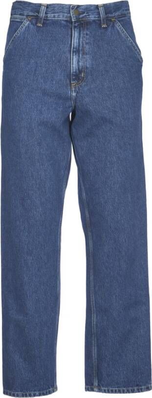 Carhartt WIP Wide Jeans Blauw Heren