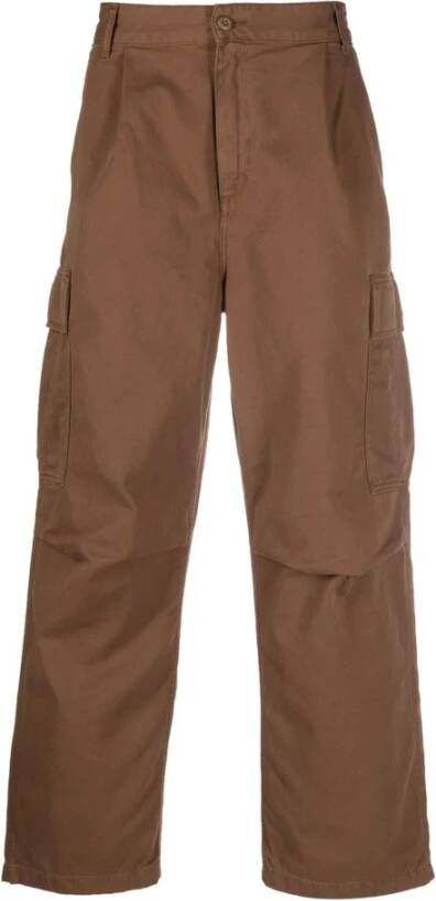 Carhartt WIP Wide Trousers Bruin Heren