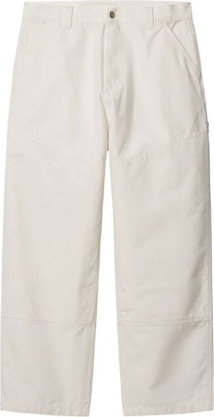 Carhartt WIP Wide Trousers White Heren