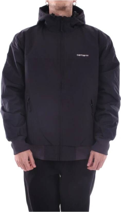 Carhartt WIP Heren Winterjas met Polar Fleece Voering Zwart Heren