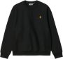 Carhartt WIP American Script Sweatshirt Sweaters Kleding black maat: S beschikbare maaten:S XL - Thumbnail 1