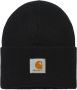 Carhartt Work In Progress Beanie met labelpatch model 'ACRYLIC WATCH HAT' - Thumbnail 2