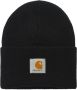 Carhartt Work In Progress Beanie met labelstitching model 'ACRYLIC' - Thumbnail 2