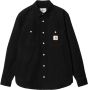 Carhartt WIP Zwarte lange mouw Clink overhemd Zwart Heren - Thumbnail 1