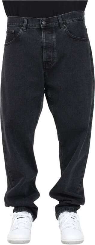 Carhartt WIP Zwarte Slim Fit Jeans voor Heren Zwart Heren