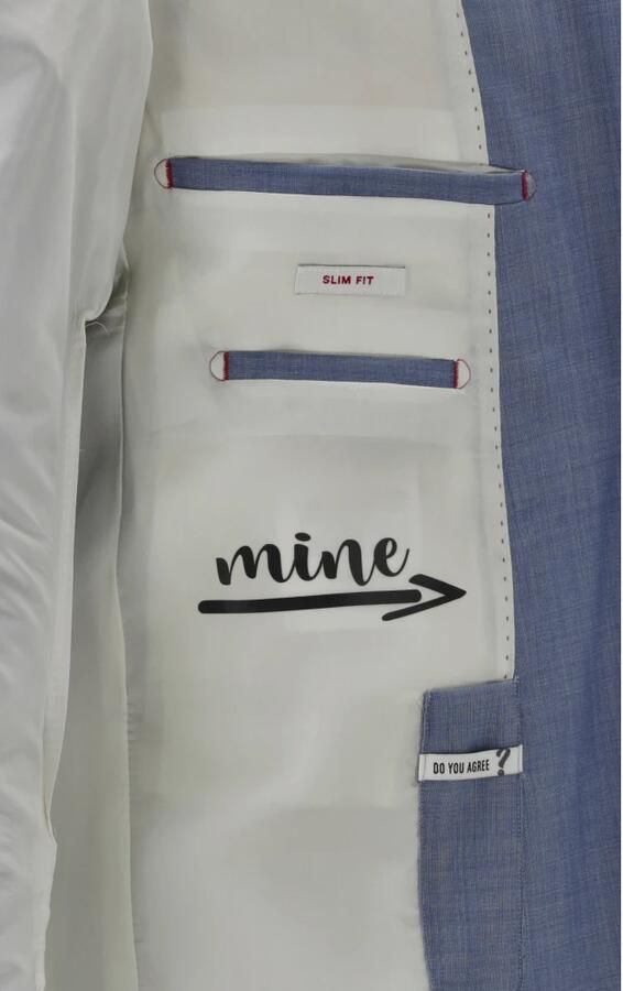 CG Club of Gents Slim fit 2-knoops colbert met sierdetail - Foto 3