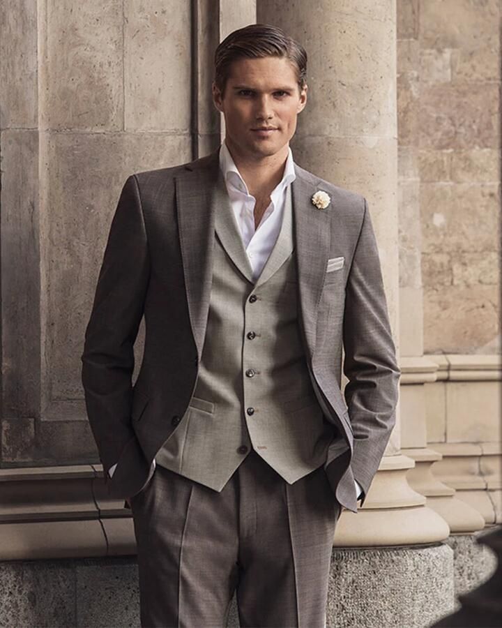 Carl gross Colbert Jacket Shelby SV Brown Heren