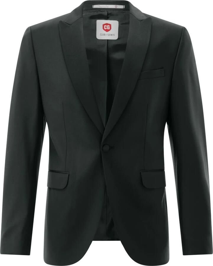 CG Club of Gents Regular fit smokingcolbert met klepzakken model 'Pablo'