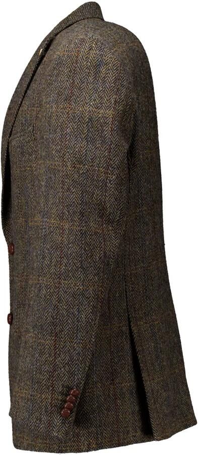 Carl gross Slim fit Harris Tweed colbert van scheerwol model 'Theo'
