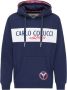 Carlo colucci Atletico Sweathoodie Conto Heren Sweatshirt Blue Heren - Thumbnail 1