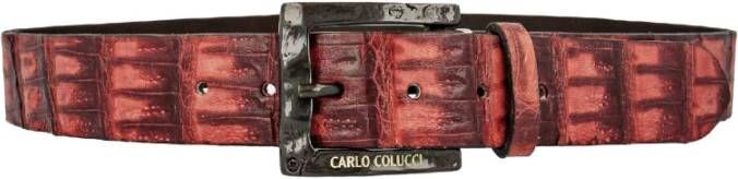 carlo colucci Belts Rood Heren
