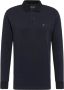 Carlo colucci Uniek Artistiek Heren Polo Shirt Blue Heren - Thumbnail 1