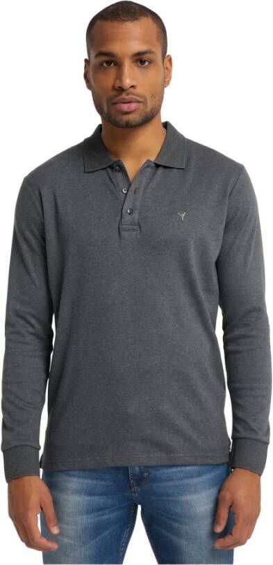 Carlo colucci Uniek Artistiek Heren Polo Shirt Gray Heren