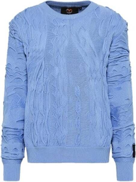 Carlo colucci C11013 trui Blauw Heren