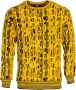 Carlo colucci De Curtis Ronde Hals Trui Yellow Heren - Thumbnail 3