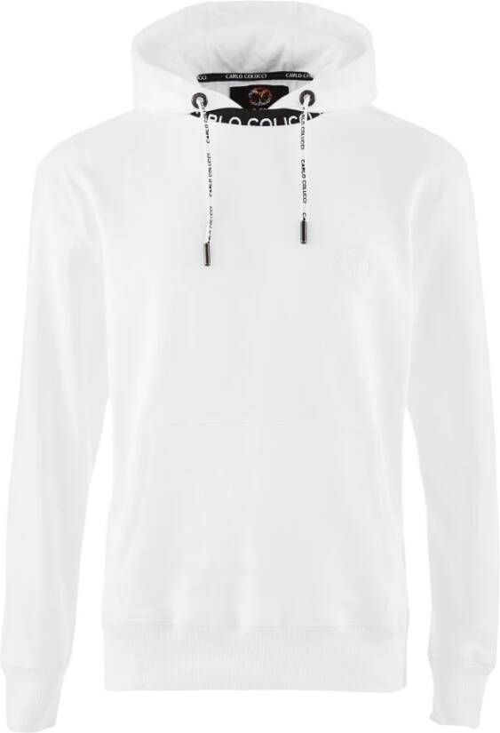 Carlo colucci Uniek Hoodie Dagai White Heren