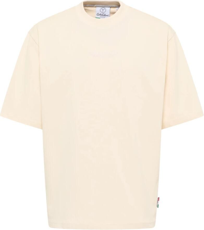 Carlo colucci La Famiglia Donner Oversize T-Shirt Beige Heren - Foto 2