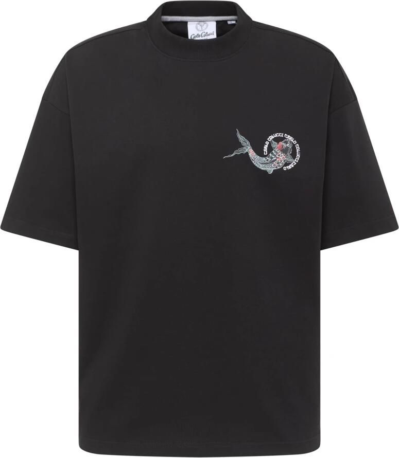 Carlo colucci Milano naar Tokyo Dorio T-shirt Black Heren - Foto 6