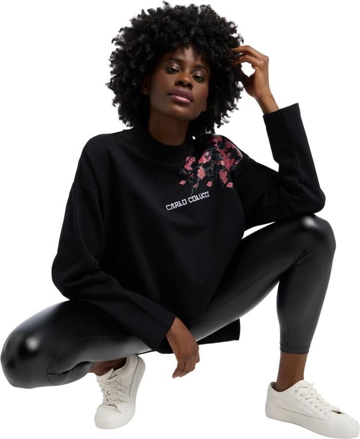 Carlo colucci Milano naar Tokyo Dragogna Sweatshirt Black Heren