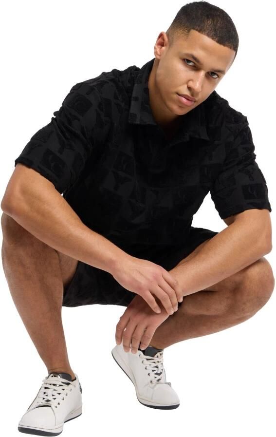 Carlo colucci Regular fit poloshirt met knoopsluiting model 'BEACHWEAR' - Foto 5