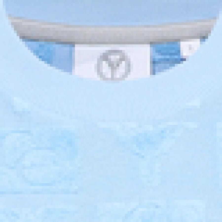 Carlo colucci Oversized T-shirt met Terry-inzetstukken Blue Heren - Foto 3