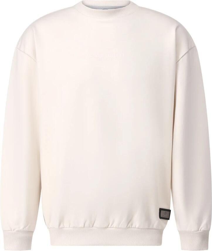 Carlo colucci Familie Oversize Sweatshirt Traditionele Stijl Beige Heren - Foto 6