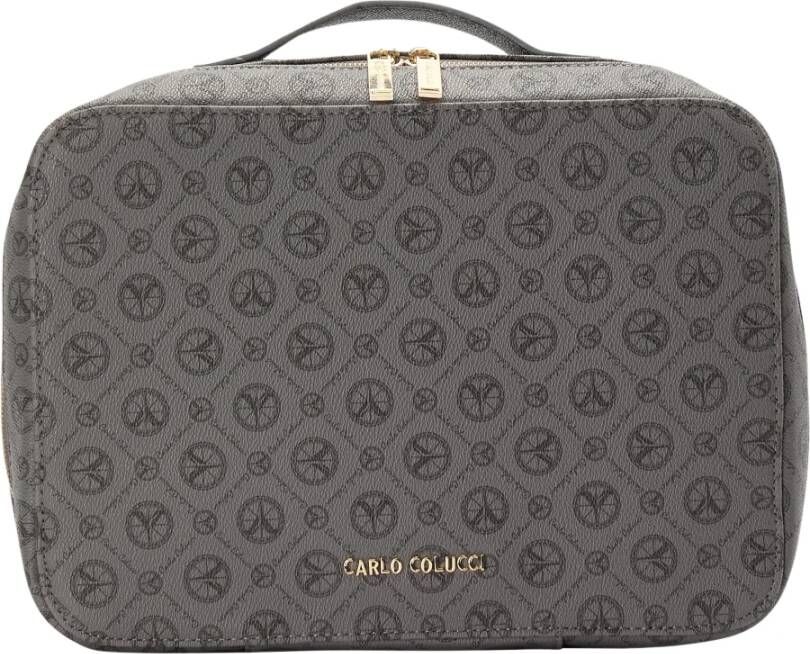 Carlo colucci Cosmetische tas voor hangende cramarossa Grijs Heren