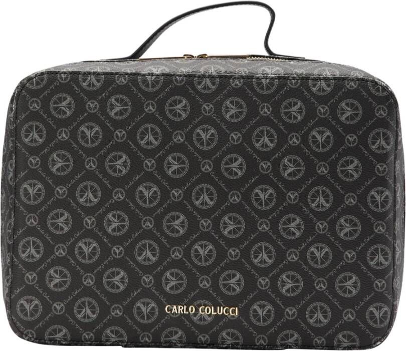 Carlo colucci Cosmetische tas voor hangende cramarossa Zwart Heren