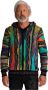 Carlo colucci Sweatshirt met rits en uniek design Multicolor Heren - Thumbnail 1