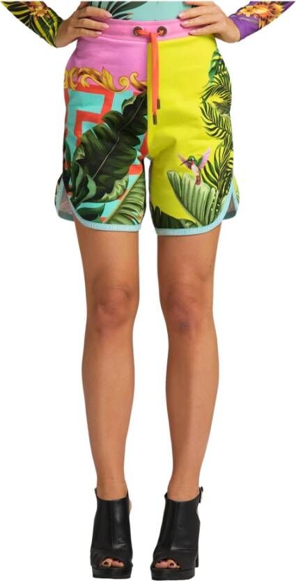 Carlo colucci Kleurrijke Bedrukte Short Curia Multicolor Dames