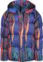 Carlo colucci Gewatteerde Oversized Jas De Zanet Blauw Heren - Thumbnail 1
