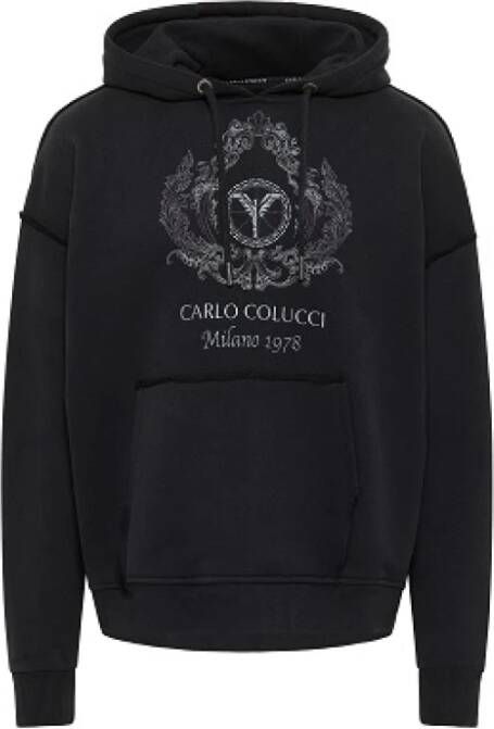 Carlo colucci Hoodie senior Zwart Heren