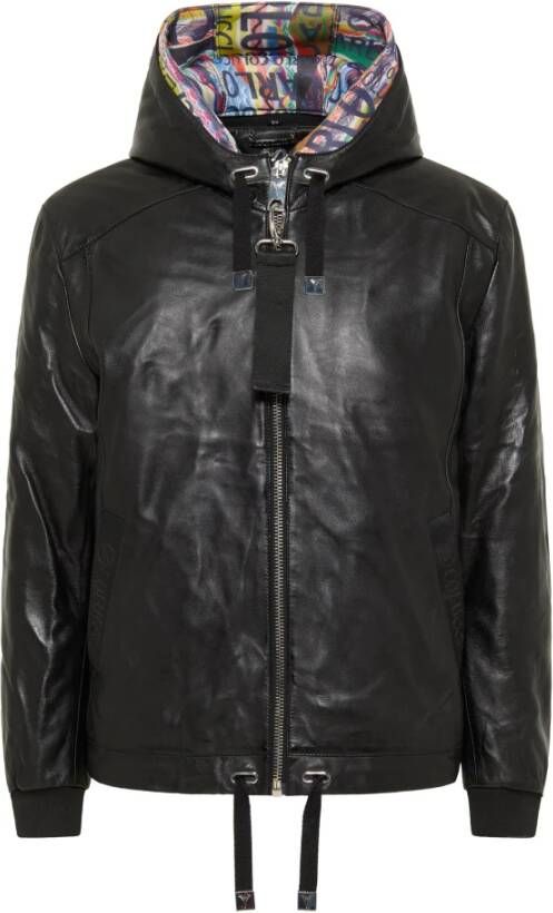 Carlo colucci Leather Jackets Zwart Heren