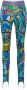 Carlo colucci Kleurrijke bedrukte leggings De Simone Blue Dames - Thumbnail 1