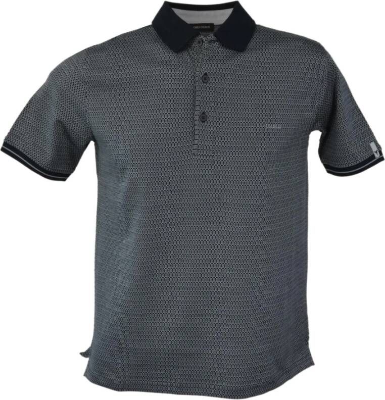 carlo colucci Polo Shirt Zwart Heren