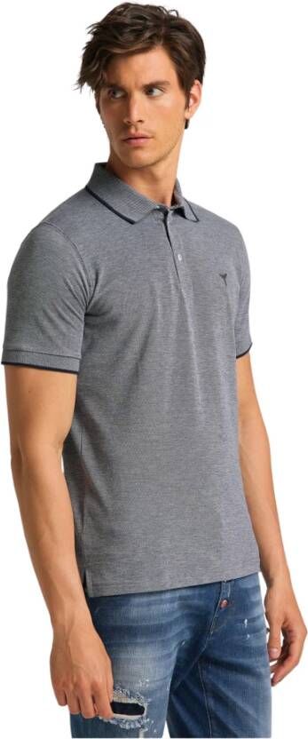 Carlo colucci Heren Colanera Polo Shirt Gray Heren