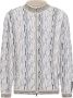 Carlo colucci Gebreid Cardigan C11015 591 Multicolor Heren - Thumbnail 1