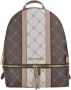 Carlo colucci Stijlvolle rugzak met logoprint Brown Dames - Thumbnail 1