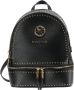 Carlo colucci Stadsrugzak met gouden studs Black Dames - Thumbnail 1