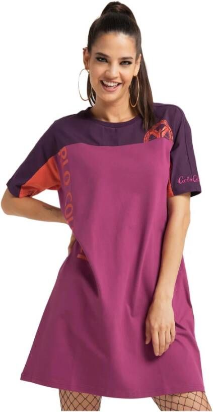 Carlo colucci Casual Sweatjurk Capelli Purple Dames