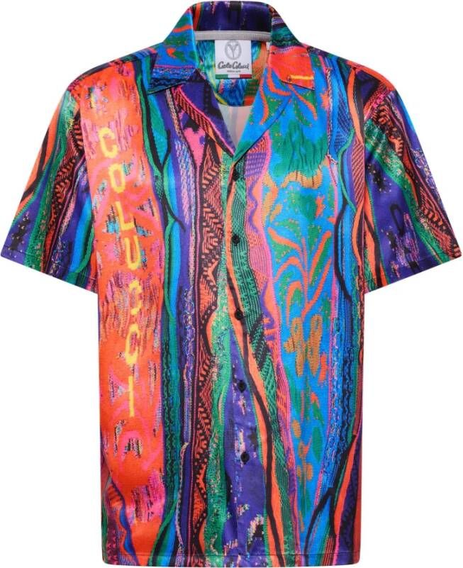 Carlo colucci Bedrukt Overhemd DeManincor Multicolor Heren