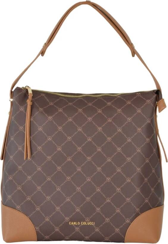 carlo colucci Shoulder Bags Bruin Dames