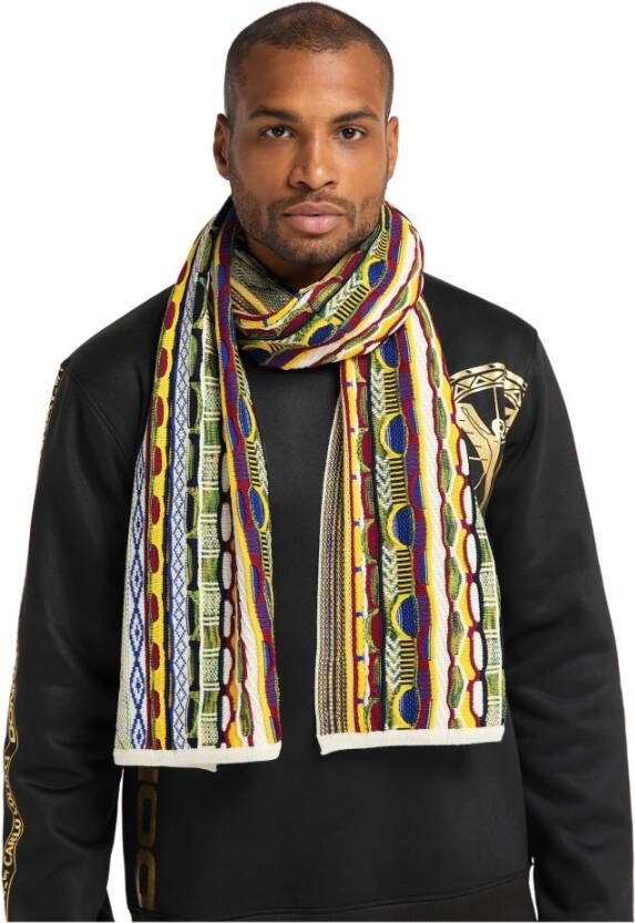 Carlo colucci Multicolor Gebreide Sjaal Multicolor Heren