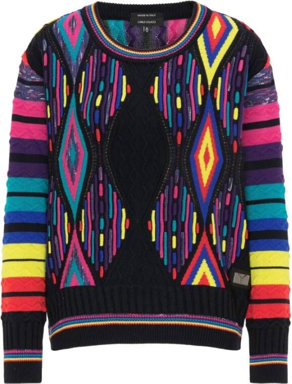 Carlo colucci Diamant Trui Carnibella Multicolor Dames